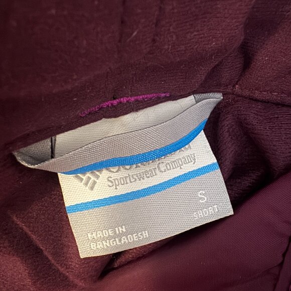 Columbia W's Ski Snowboard Snow Pant Omni Tech Insulated, Size: S, Color: purple - Picture 4 of 7